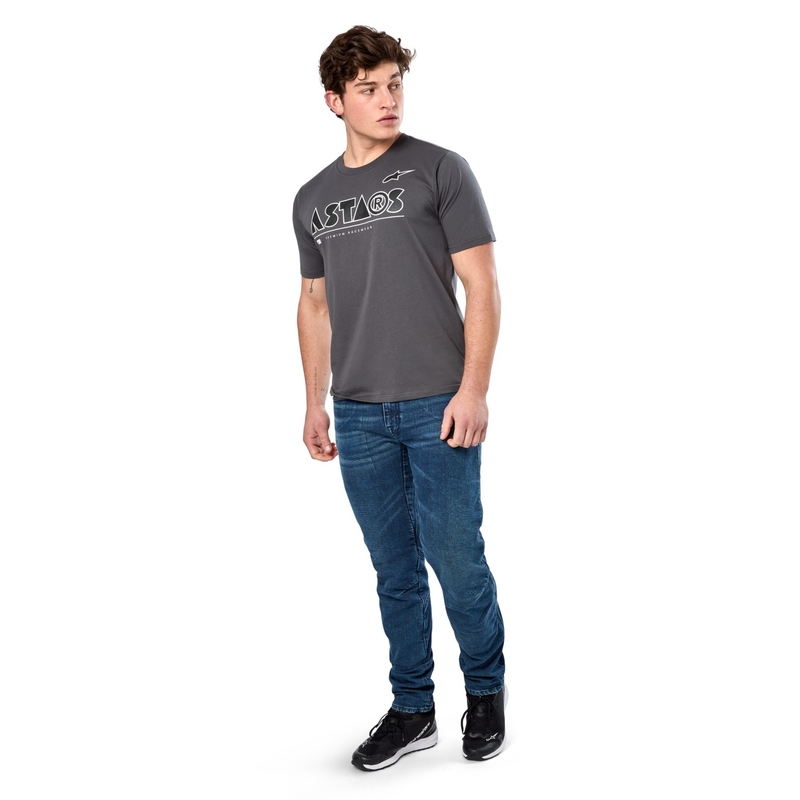 Siva majica Alpinestars Cereal CSF