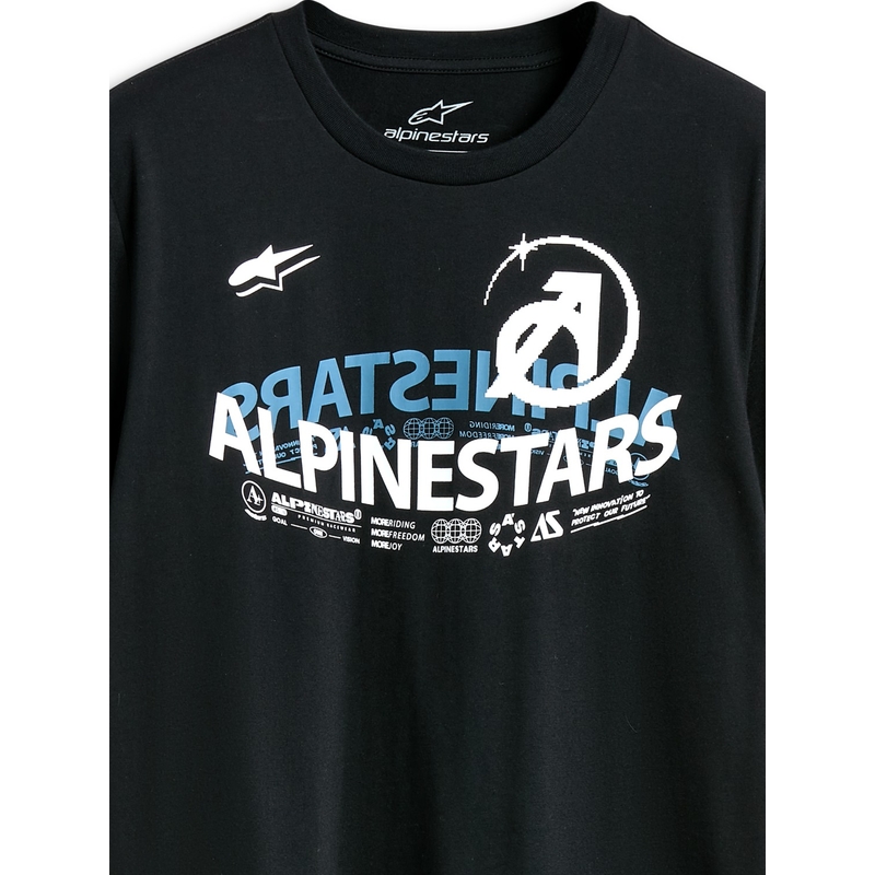 Črna majica Alpinestars Semicircle CSF