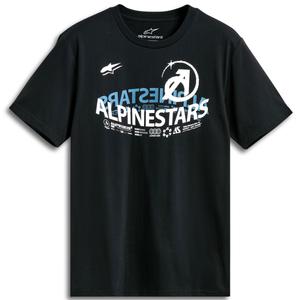 Črna majica Alpinestars Semicircle CSF