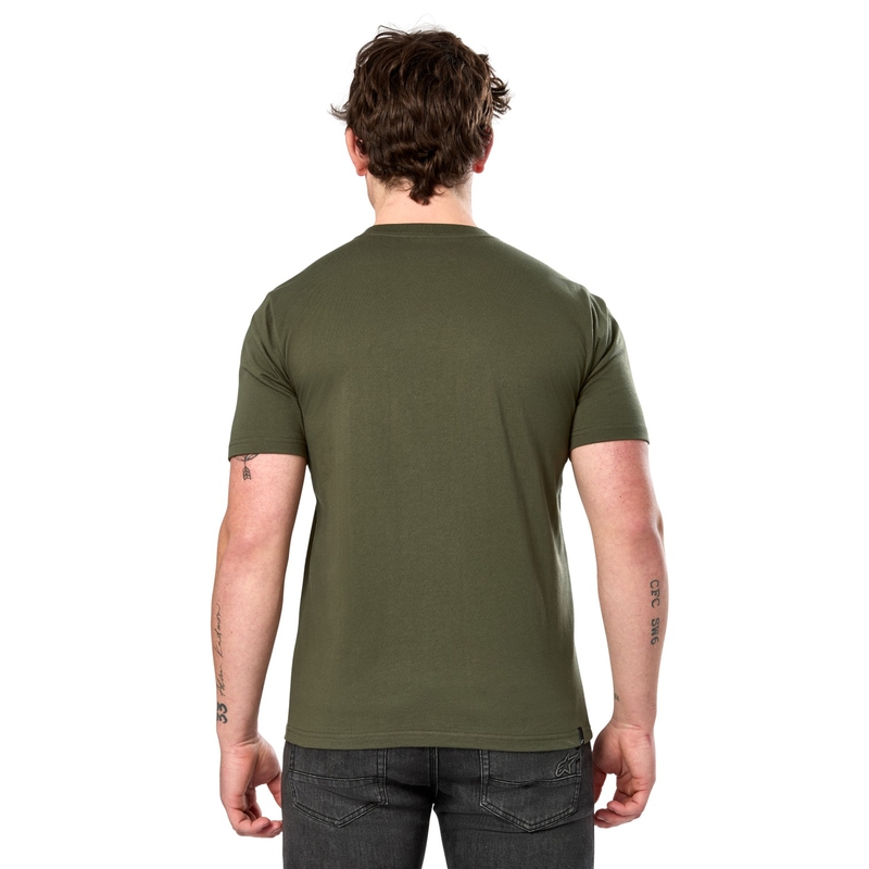 Zelena majica Alpinestars Semicircle CSF