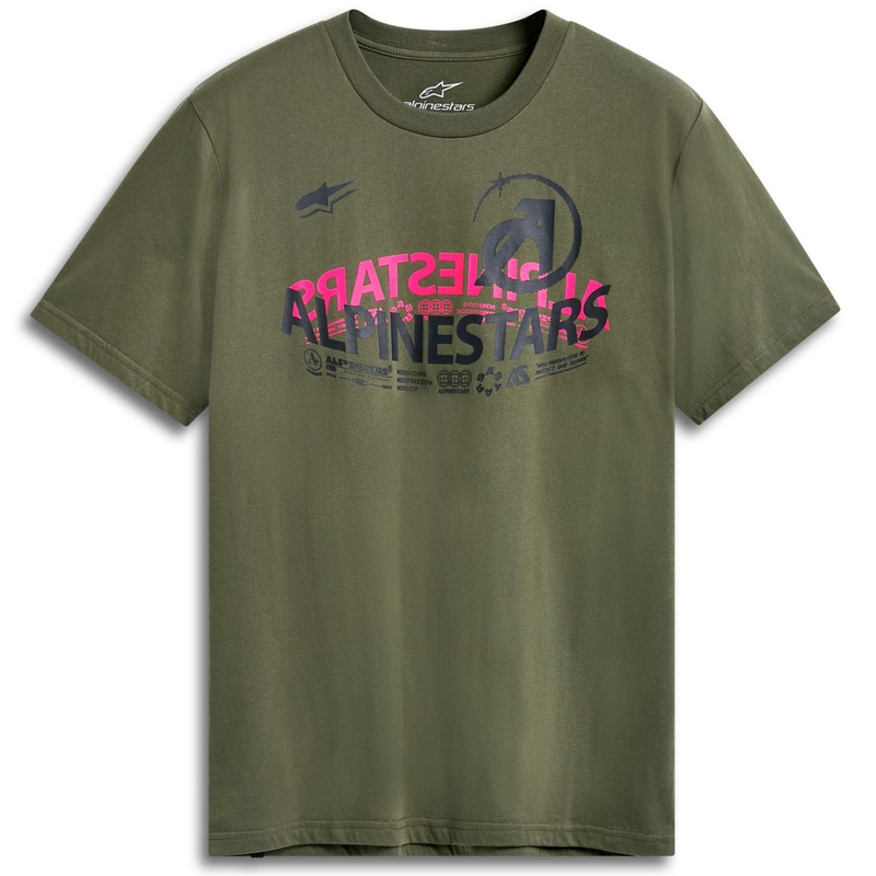 Zelena majica Alpinestars Semicircle CSF