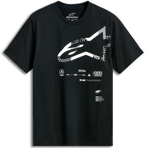 Črna majica Alpinestars Geografica CSF