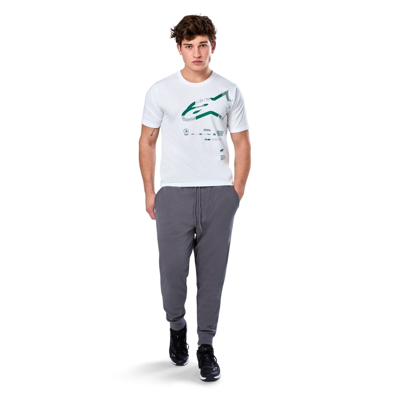 Bela majica Alpinestars Geografica CSF