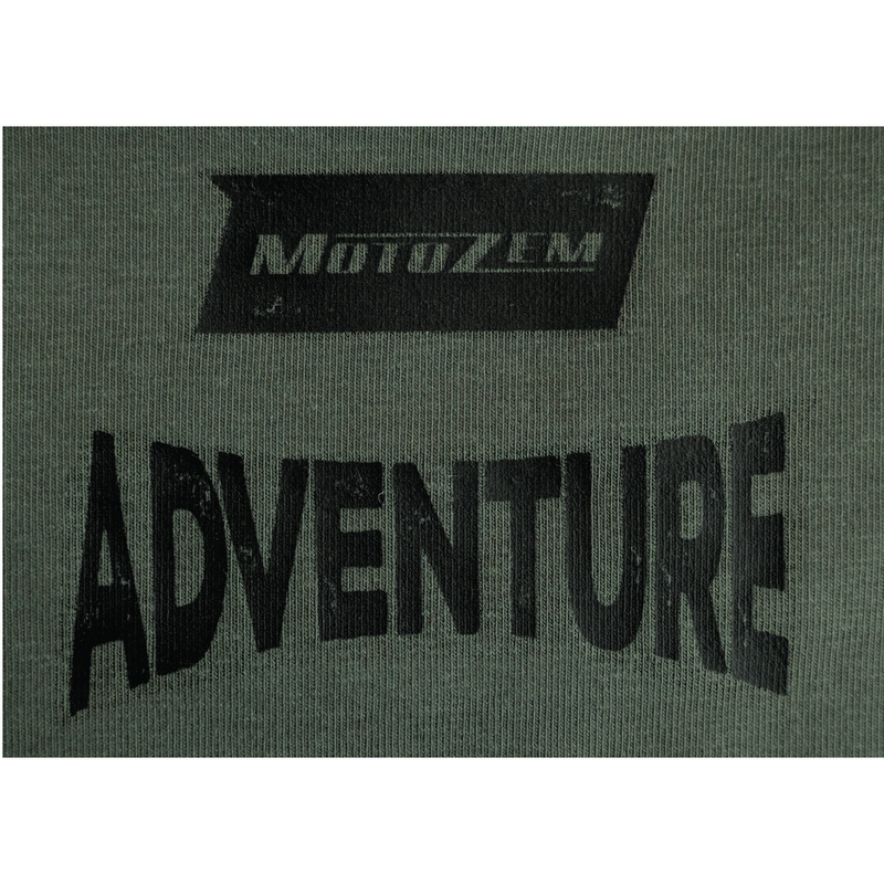 Zelena majica Motozem Adventure