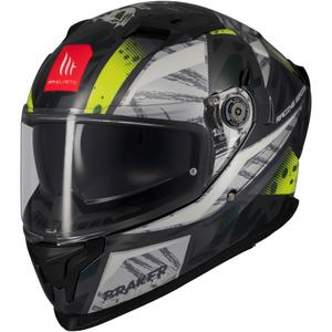 Integralna motoristična čelada MT Braker SV Fury sivo-fluo rumena