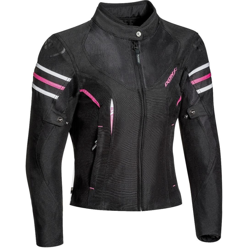 Ženska motoristična jakna IXON Ilana black and pink razprodaja