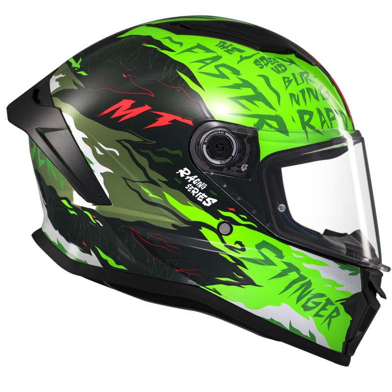 Integralna motoristična čelada MT Stinger 2 Ardent green