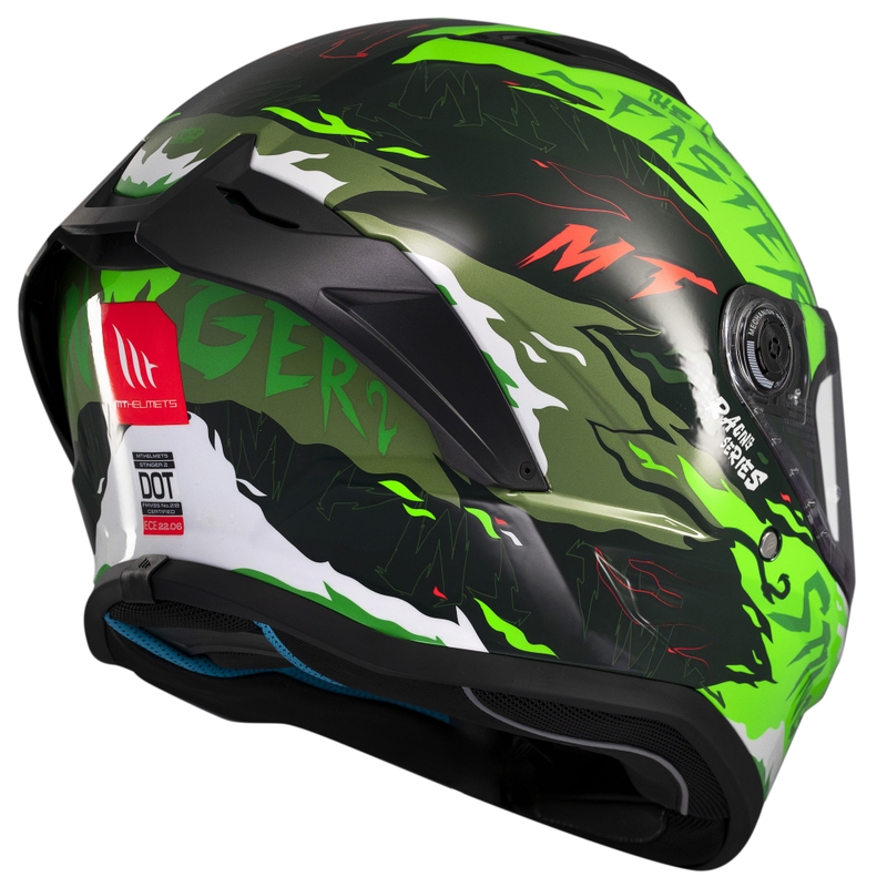 Integralna motoristična čelada MT Stinger 2 Ardent green