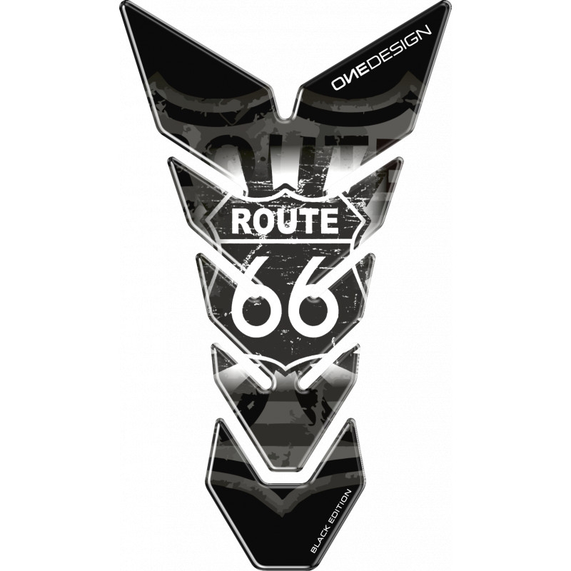 Nalepka rezervoarja za gorivo Print Black edition - Route 66