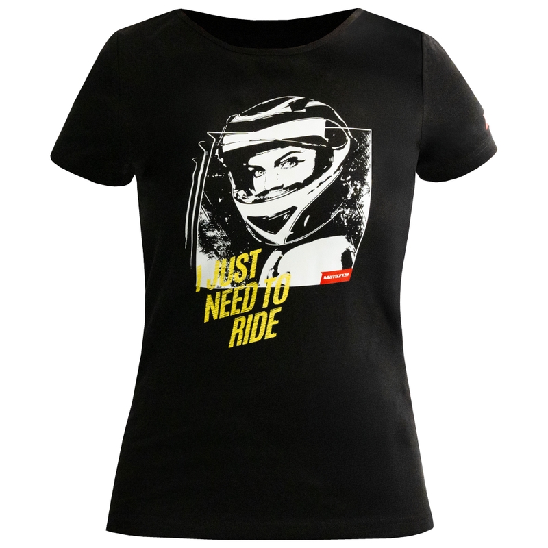 Ženska majica MotoZem Girl črna
