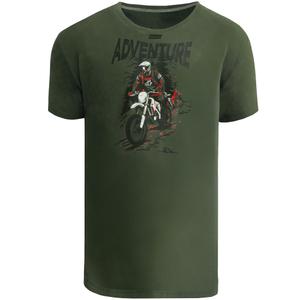 Zelena majica Motozem Adventure