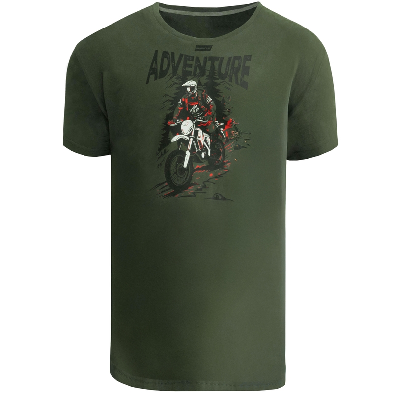 Zelena majica Motozem Adventure