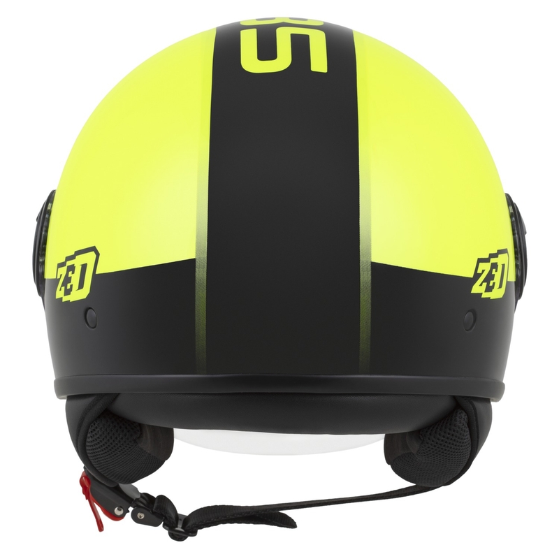 Odprta čelada ZED C35 fluo rumeno-črna