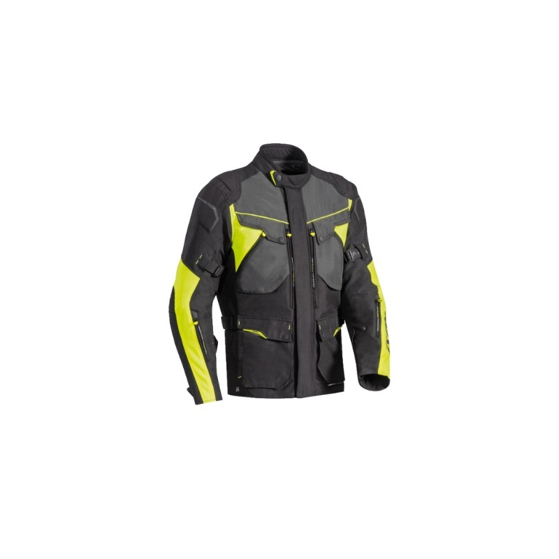 Motoristična jakna IXON Crosstour HP black-yellow razprodaja