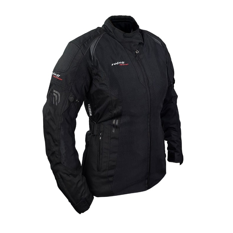 Ženska motoristična jakna Roleff Mesh črna