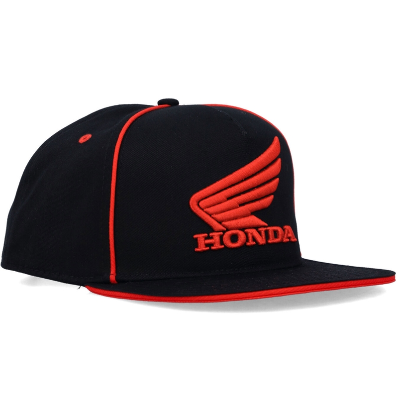 Črna kapa Honda FLAT CAP