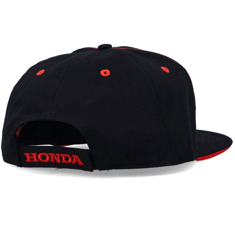 Črna kapa Honda FLAT CAP