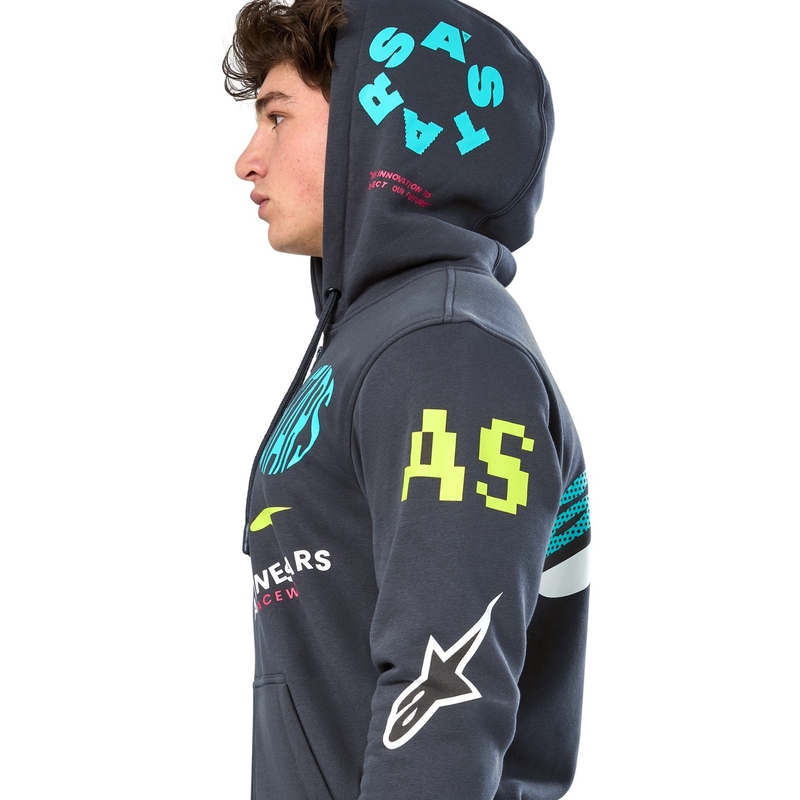 Alpinestars Varigate Pulover s kapuco temno siv