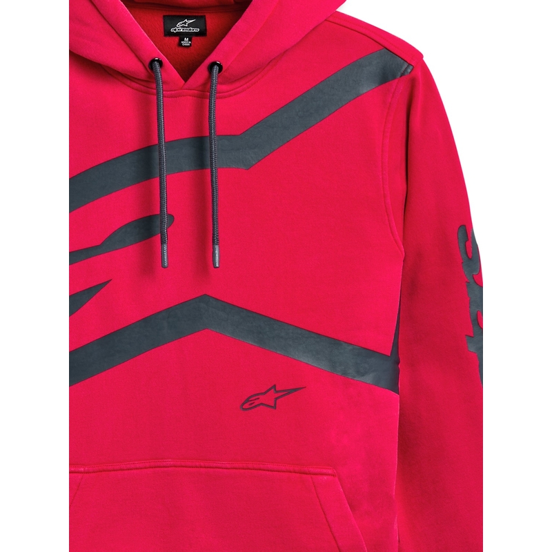 Alpinestars Unbound Pulover s kapuco rdeč