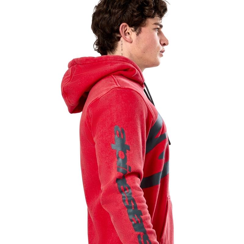 Alpinestars Unbound Pulover s kapuco rdeč