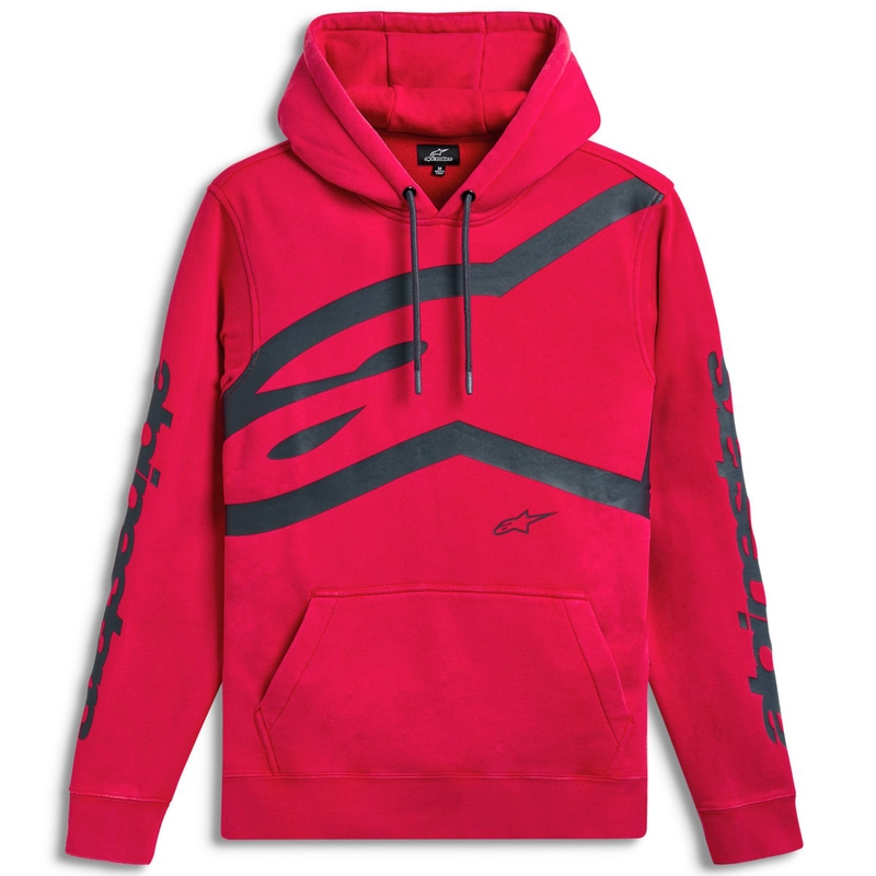 Alpinestars Unbound Pulover s kapuco rdeč