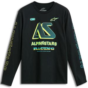 Črna majica z dolgimi rokavi Alpinestars Ayess CSF