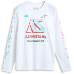 Bela majica z dolgimi rokavi Alpinestars Ayess CSF