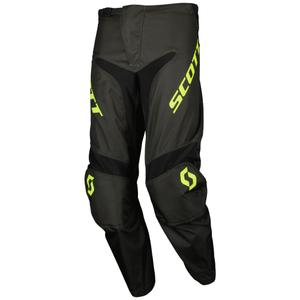 SCOTT Compete motokros hlače črno-fluo rumene