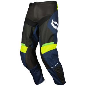 Motokros hlače SCOTT EVO Race vijolično-fluo rumene