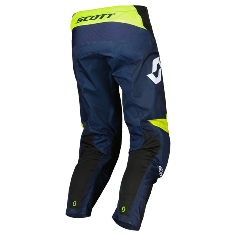 Motokros hlače SCOTT EVO Race vijolično-fluo rumene