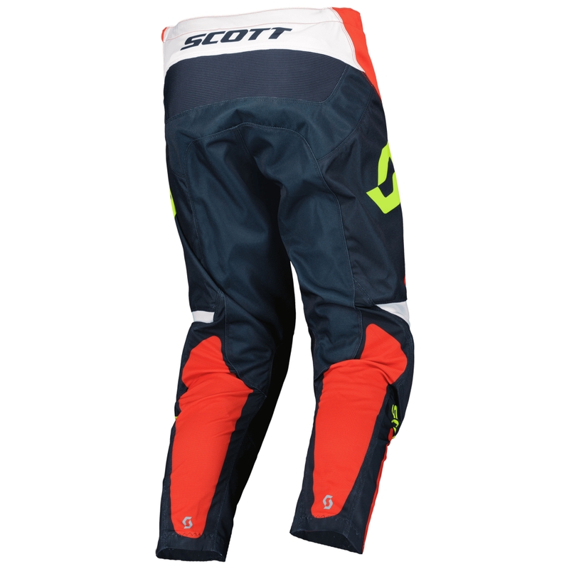 SCOTT EVO Race motokros hlače modro-rdeče