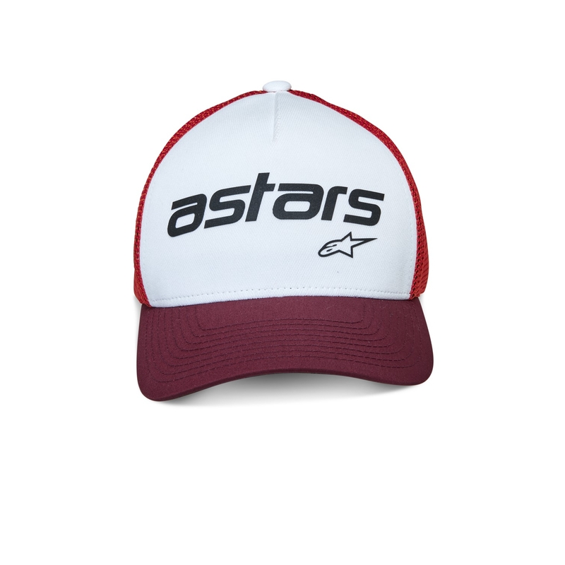 Alpinestars Vital Trucker Cap belo-rjavo-rdeče-oranžno