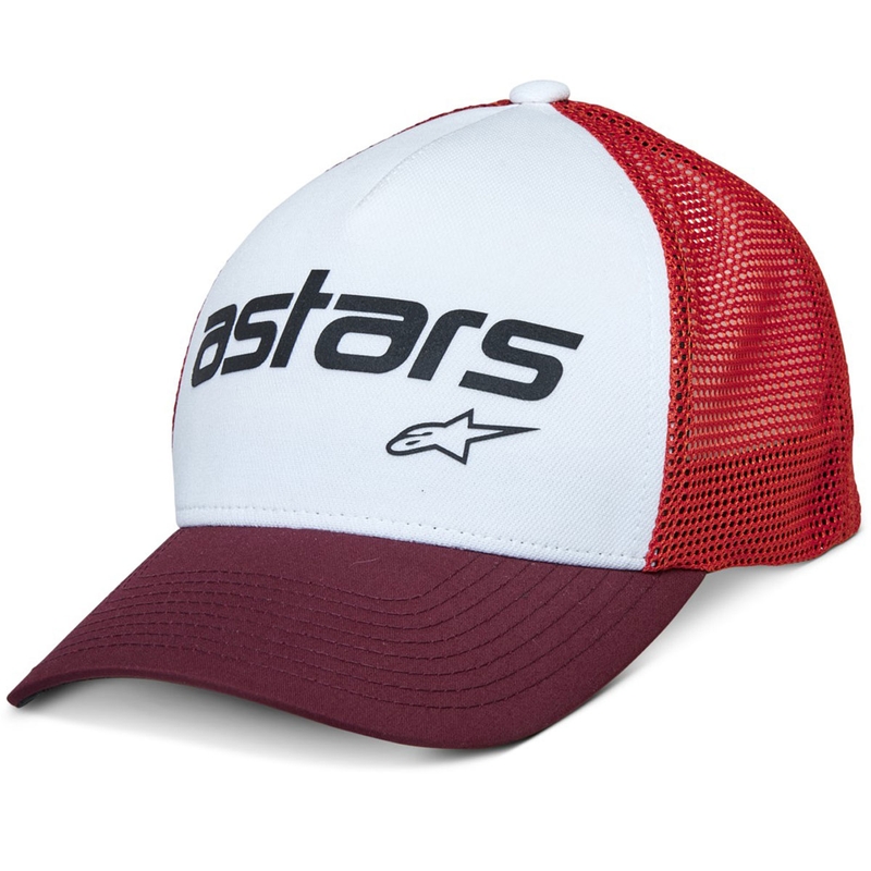 Alpinestars Vital Trucker Cap belo-rjavo-rdeče-oranžno