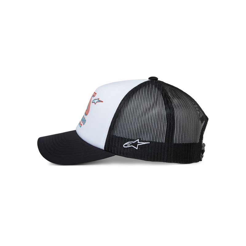 Alpinestars Ayess Trucker Cap belo-črna