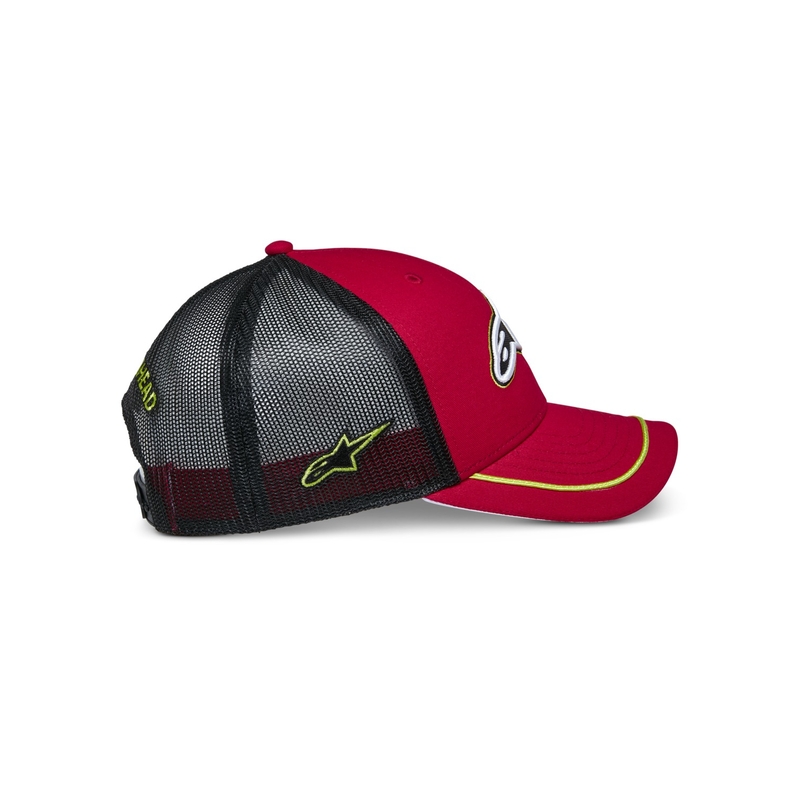 Alpinestars Exceed Trucker Cap rdeče-črna