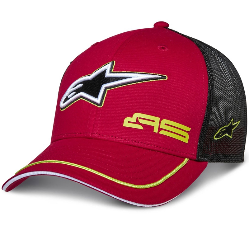 Alpinestars Exceed Trucker Cap rdeče-črna