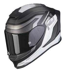 Celotna motoristična čelada SCORPION EXO-R1 EVO AIR VATIS črno-bela - II. kakovosti