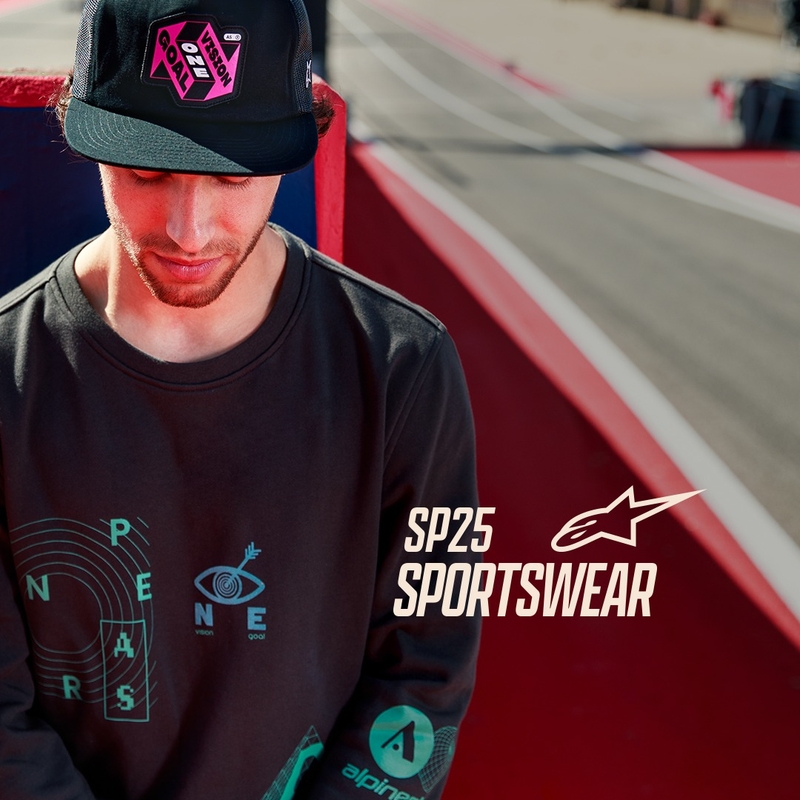 Črna kapa Alpinestars That Way Trucker