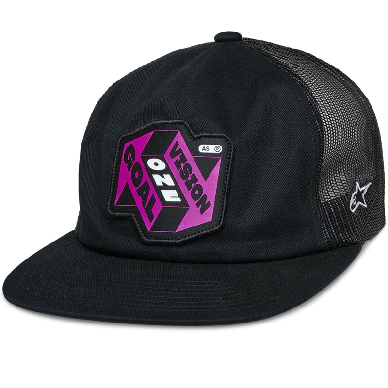 Črna kapa Alpinestars That Way Trucker