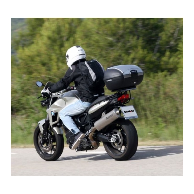 Zgornji kovček za motor SHAD SH45 črn - II. kakovosti