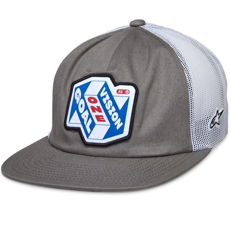 Kapa Alpinestars That Way Trucker sivo-bela
