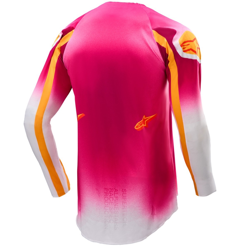 Alpinestars Supertech SX AFD Motocross Jersey Limited Edition MIG Fluo Pink-White-Orange