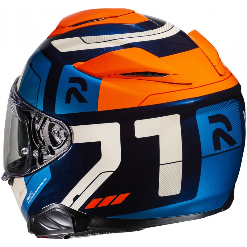 HJC RPHA 71 Cozad MC27 full-face motoristična čelada modra-oranžna-bež