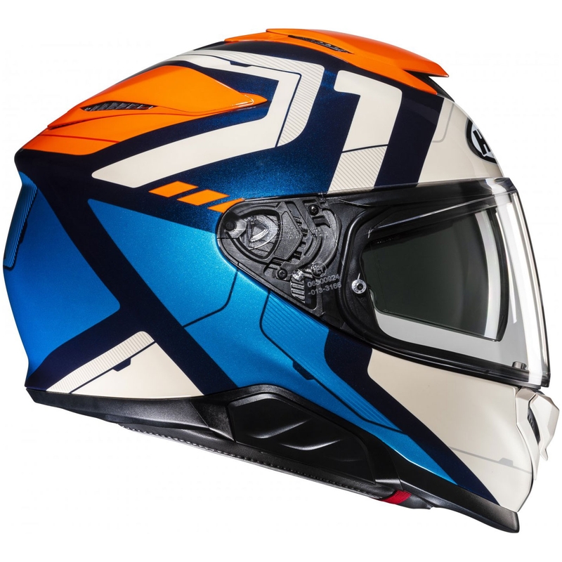 HJC RPHA 71 Cozad MC27 full-face motoristična čelada modra-oranžna-bež