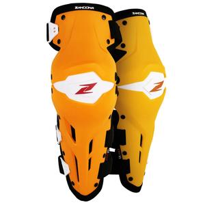 Motoristični ščitniki za kolena Zandona X-Treme Kneeguard oranžno-beli