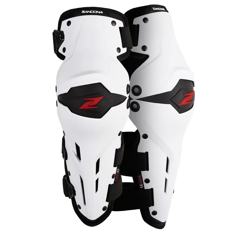 Motoristični ščitniki za kolena Zandona X-Treme Kneeguard belo-črni