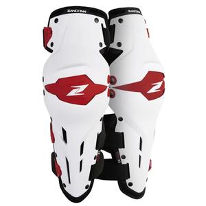 Motoristični ščitniki za kolena Zandona X-Treme Kneeguard belo-rdeči