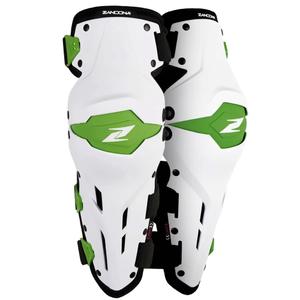 Motoristični ščitniki za kolena Zandona X-Treme Kneeguard belo-zeleni
