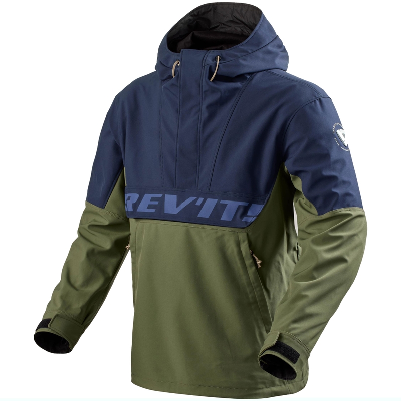 Moto jakna Revit Smock Photon temno modro-zelena