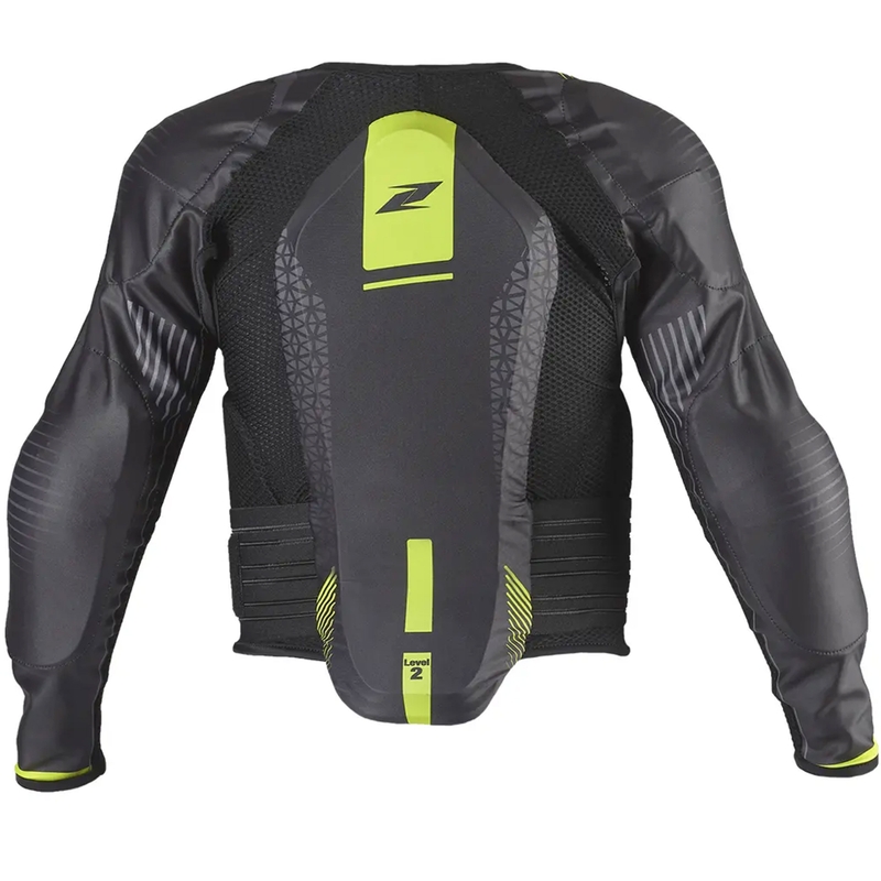 Otroški ščitnik za telo Zandona Netcube Jacket X7 črno-fluo rumen 121 - 135 cm